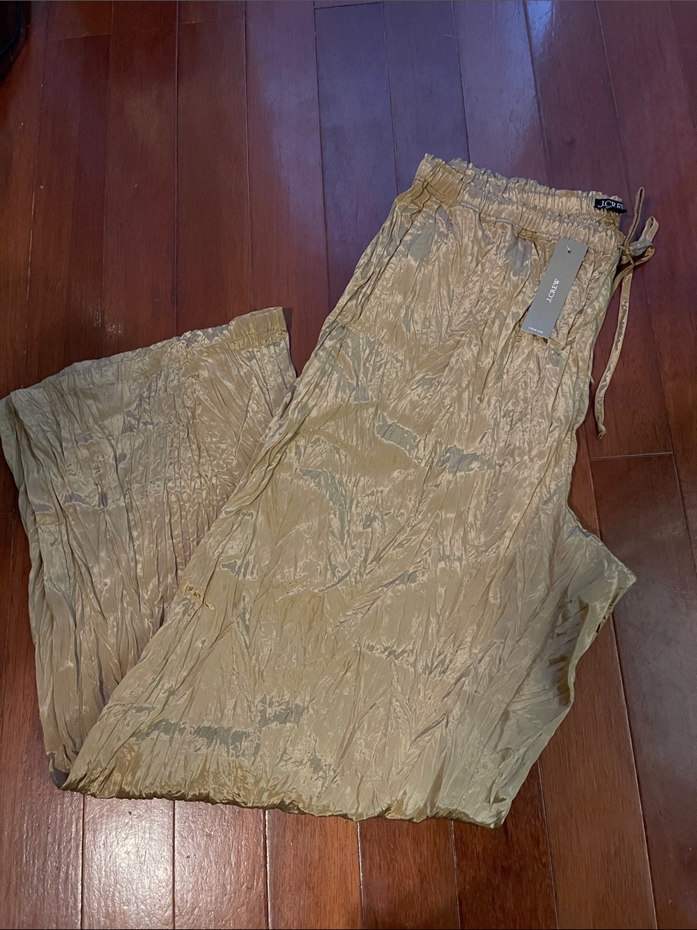 J. Crew Crinkled Drawstring Pants